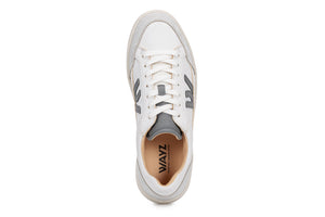 THE WANDERER SNEAKERS - White Grey Full Leather