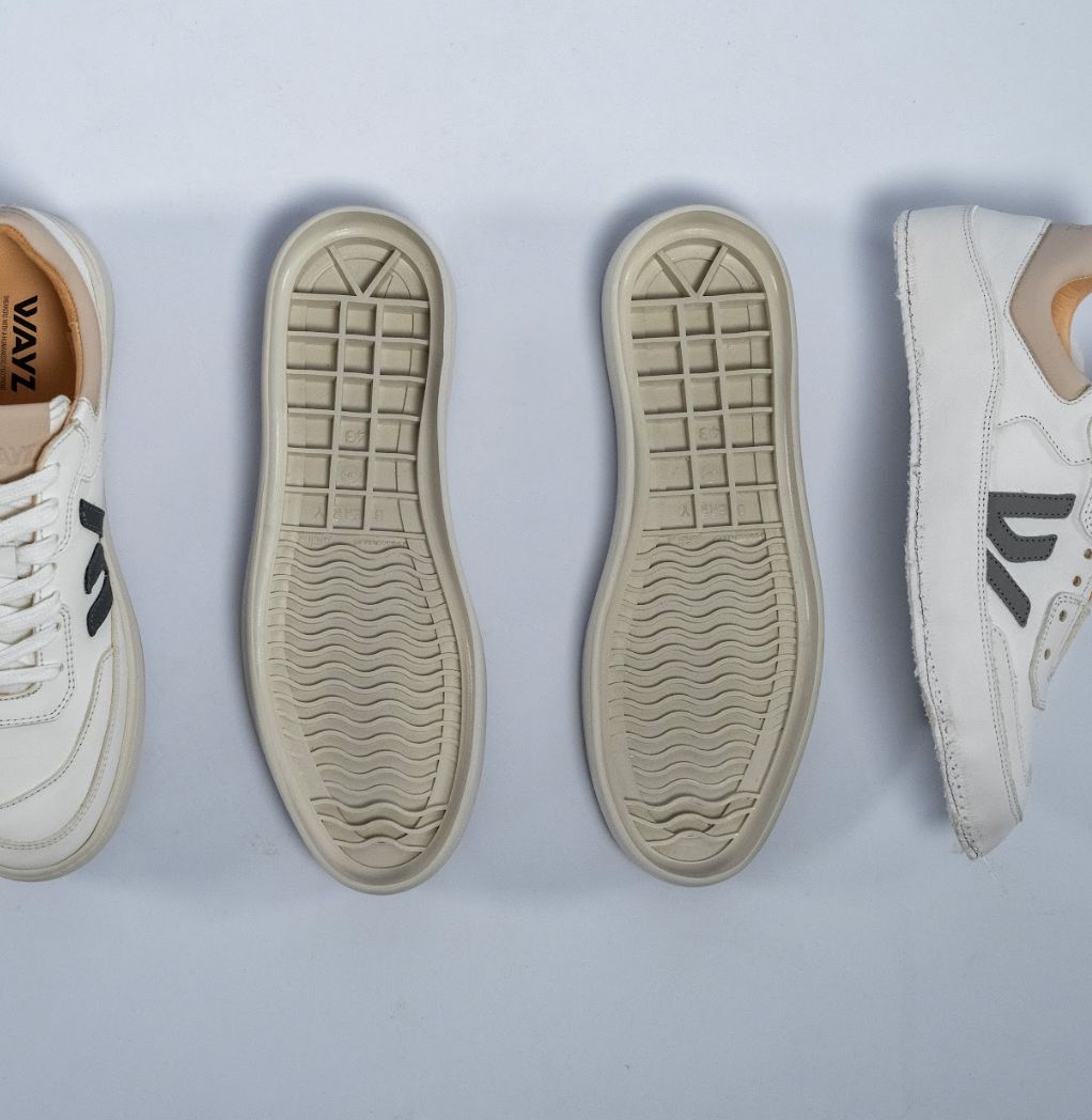 Rubber OUTSOLE - 70% recycled - Wayz Sneakers - ethical sneakers with a humanistic footprint