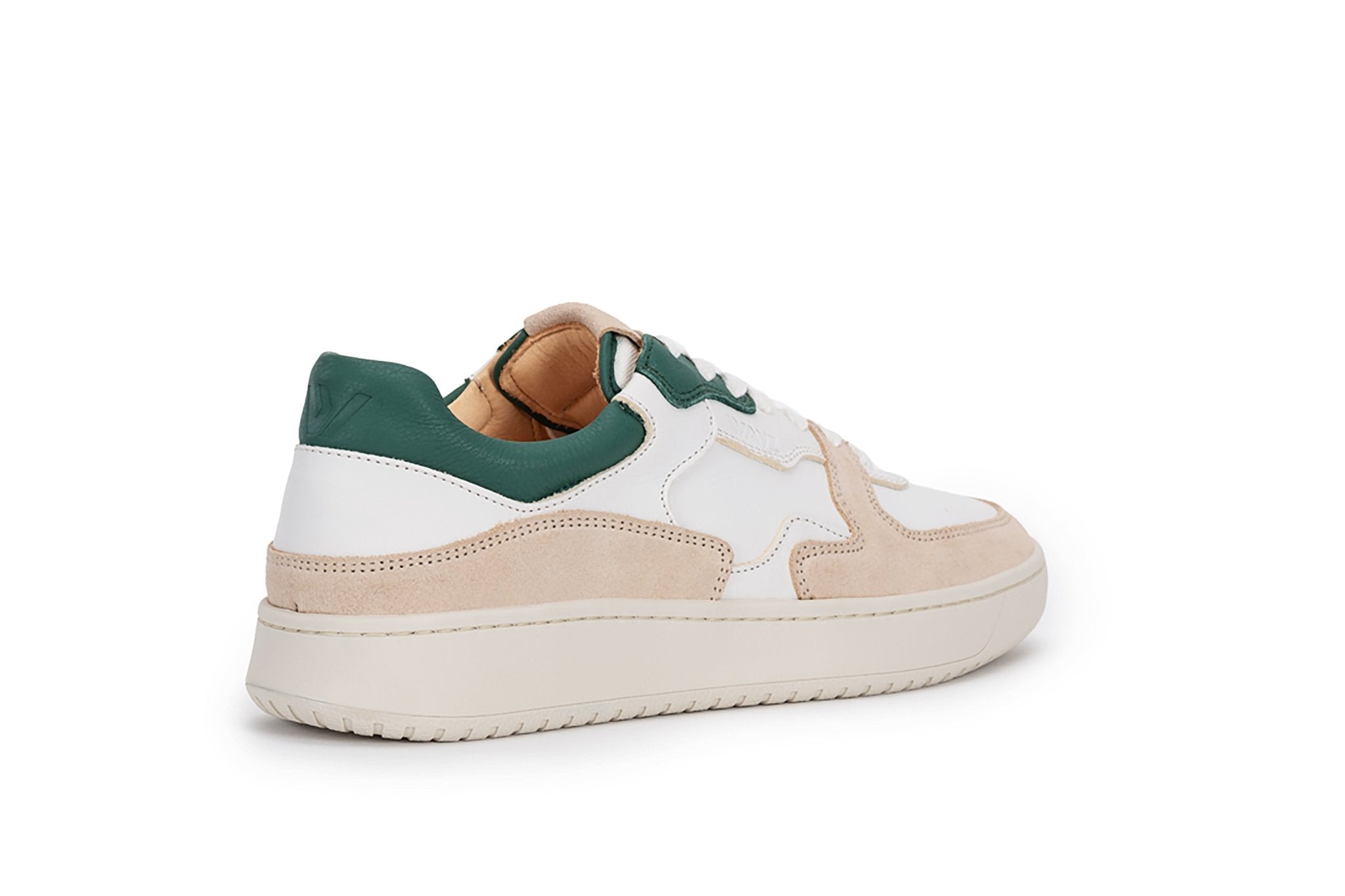 THE SONDER SNEAKERS - White Green Almond Milk - Wayz Sneakers - ethical sneakers with a humanistic footprint