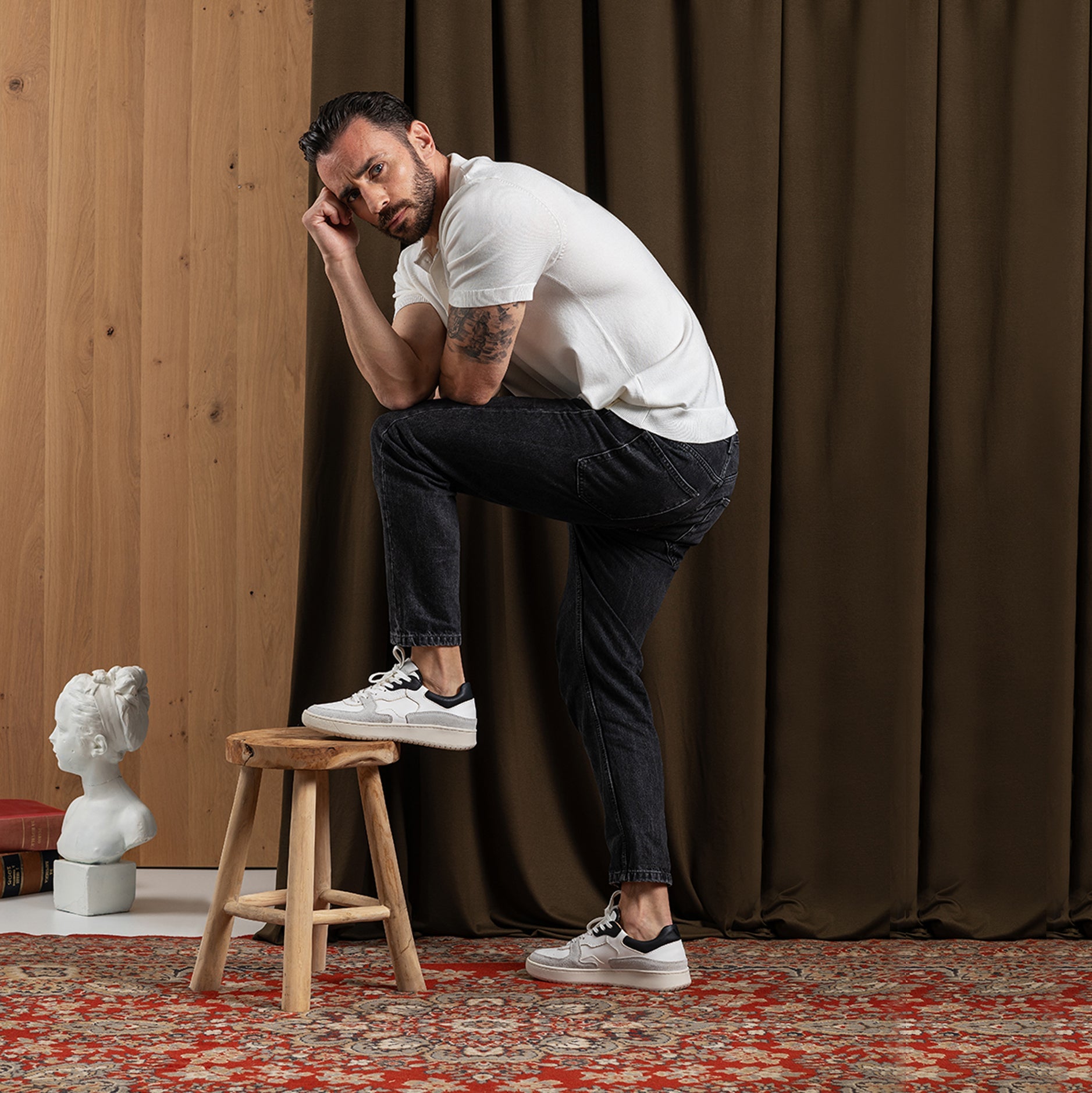 THE SONDER SNEAKERS - White Grey Black - Wayz Sneakers - ethical sneakers with a humanistic footprint