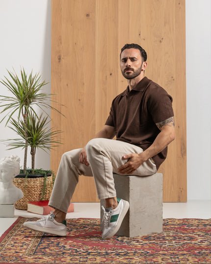 THE SPARK SNEAKERS - White Grey Green - Wayz Sneakers - ethical sneakers with a humanistic footprint