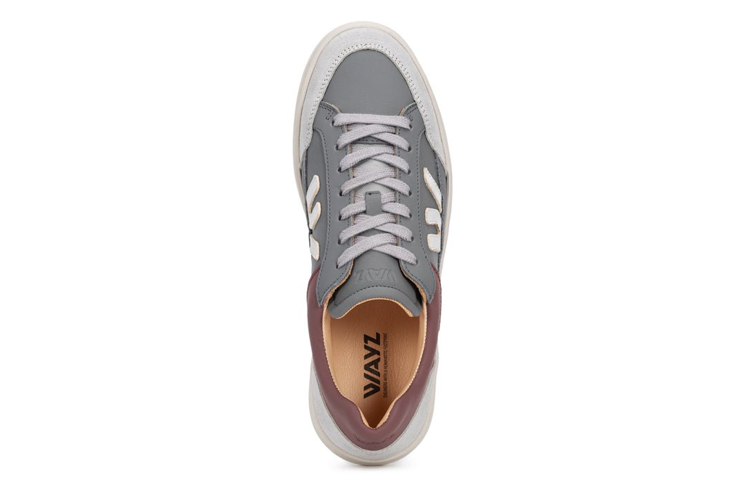 THE WANDERER SNEAKERS - Grey Dry Rose - Wayz Sneakers - ethical sneakers with a humanistic footprint