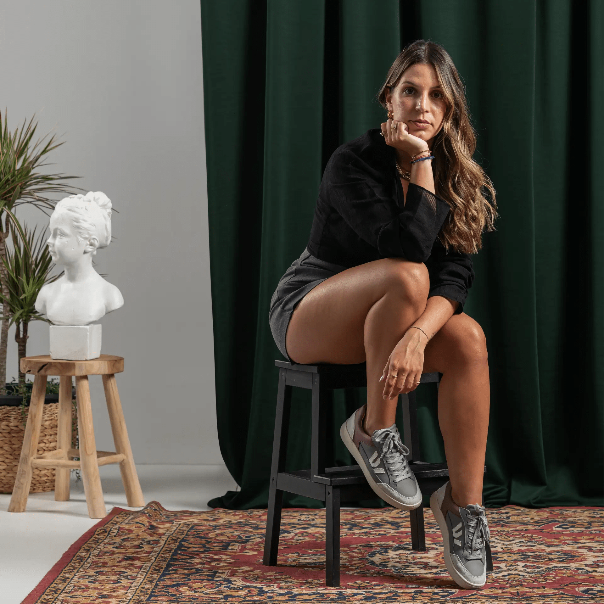 THE WANDERER SNEAKERS - Grey Dry Rose - Wayz Sneakers - ethical sneakers with a humanistic footprint