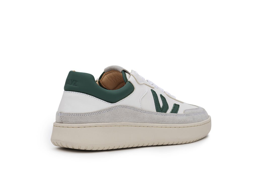 THE MISFIT SNEAKERS - White Grey Green - Wayz Sneakers - ethical sneakers with a humanistic footprint