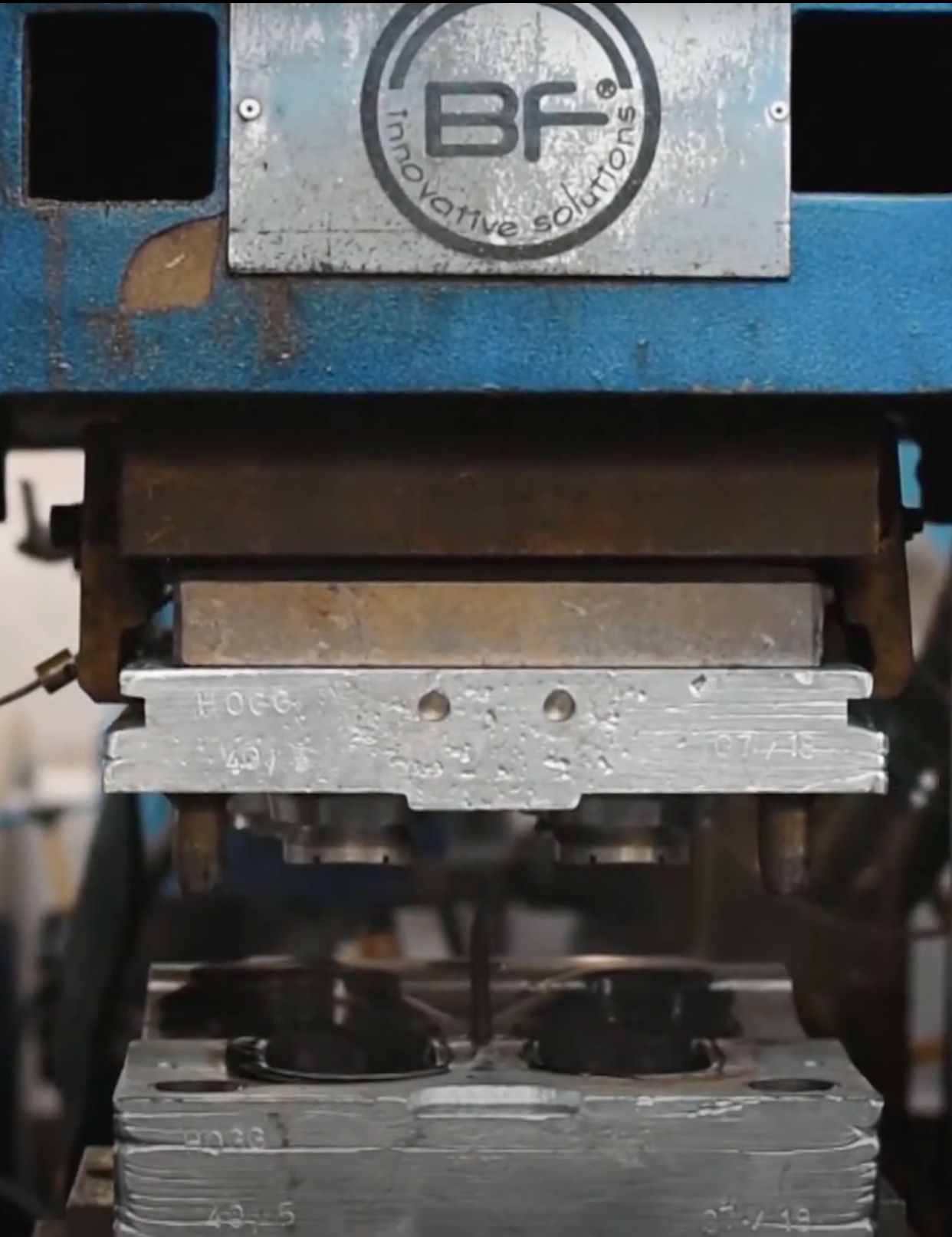 BF factory machine making soles