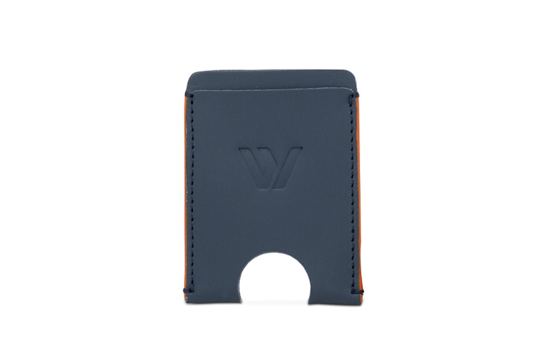 Wayz Card Holder Blue Jeans on white background