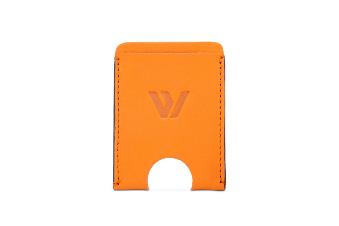 Wayz Card Holder Orange on white background