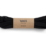 Cotton SHOELACES - Black - Wayz Sneakers - ethical sneakers with a humanistic footprint