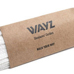 Cotton SHOELACES - White - Wayz Sneakers - ethical sneakers with a humanistic footprint