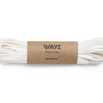 Cotton SHOELACES - White - Wayz Sneakers - ethical sneakers with a humanistic footprint