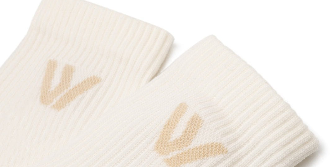 COTTON SOCKS - Ethically Made in Portugal – Beige - Wayz Sneakers - ethical sneakers with a humanistic footprint