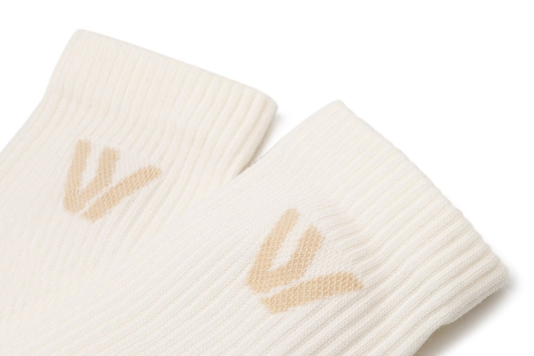 COTTON SOCKS - Ethically Made in Portugal – Beige - Wayz Sneakers - ethical sneakers with a humanistic footprint