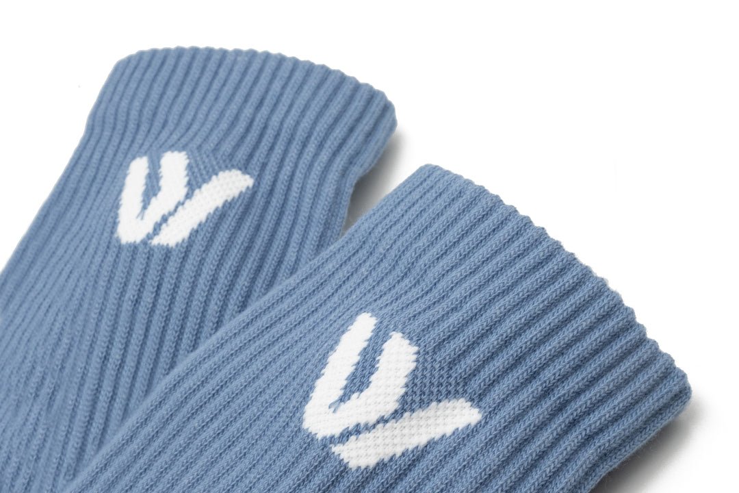 COTTON SOCKS - Ethically Made in Portugal – Blue Sky - Wayz Sneakers - ethical sneakers with a humanistic footprint