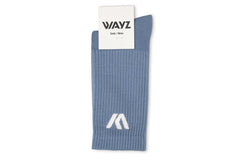 COTTON SOCKS - Ethically Made in Portugal – Blue Sky - Wayz Sneakers - ethical sneakers with a humanistic footprint