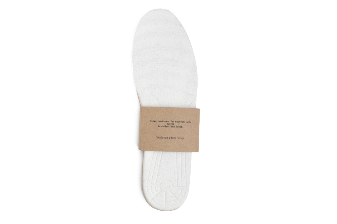 Leather INSOLE - Recycled latex footbed - Wayz Sneakers - ethical sneakers with a humanistic footprint