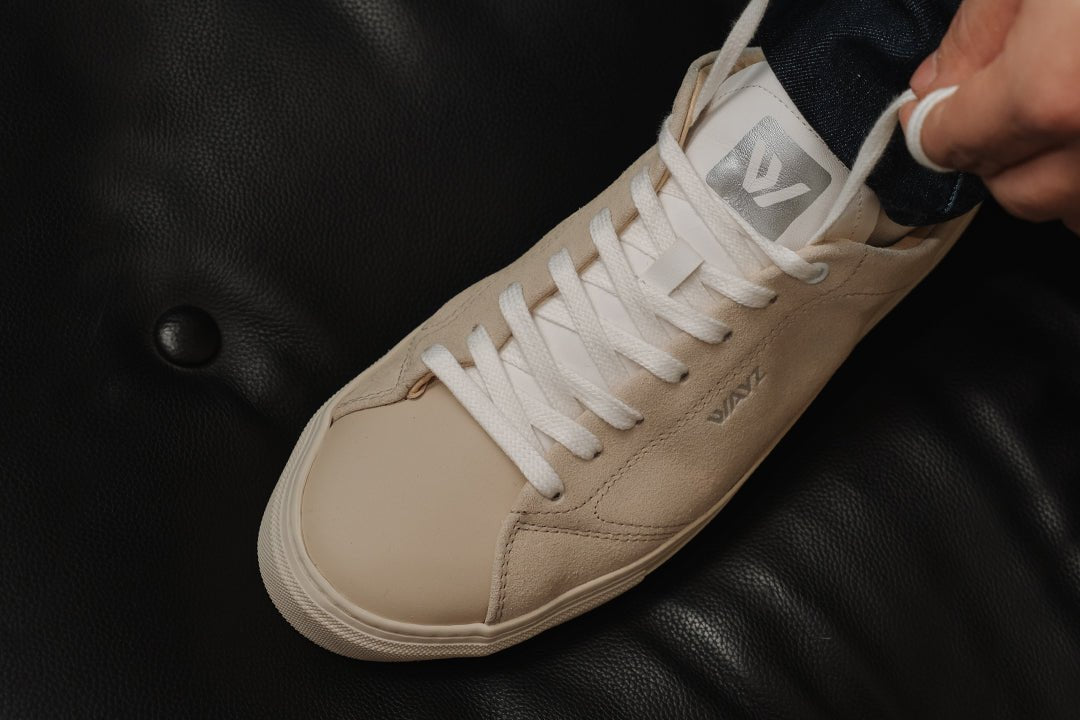 THE GRIT SNEAKERS - Beige - Wayz Sneakers - ethical sneakers with a humanistic footprint