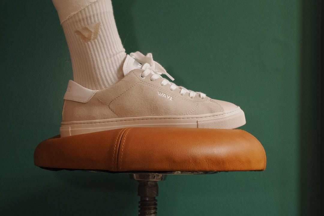 THE GRIT SNEAKERS - Beige - Wayz Sneakers - ethical sneakers with a humanistic footprint