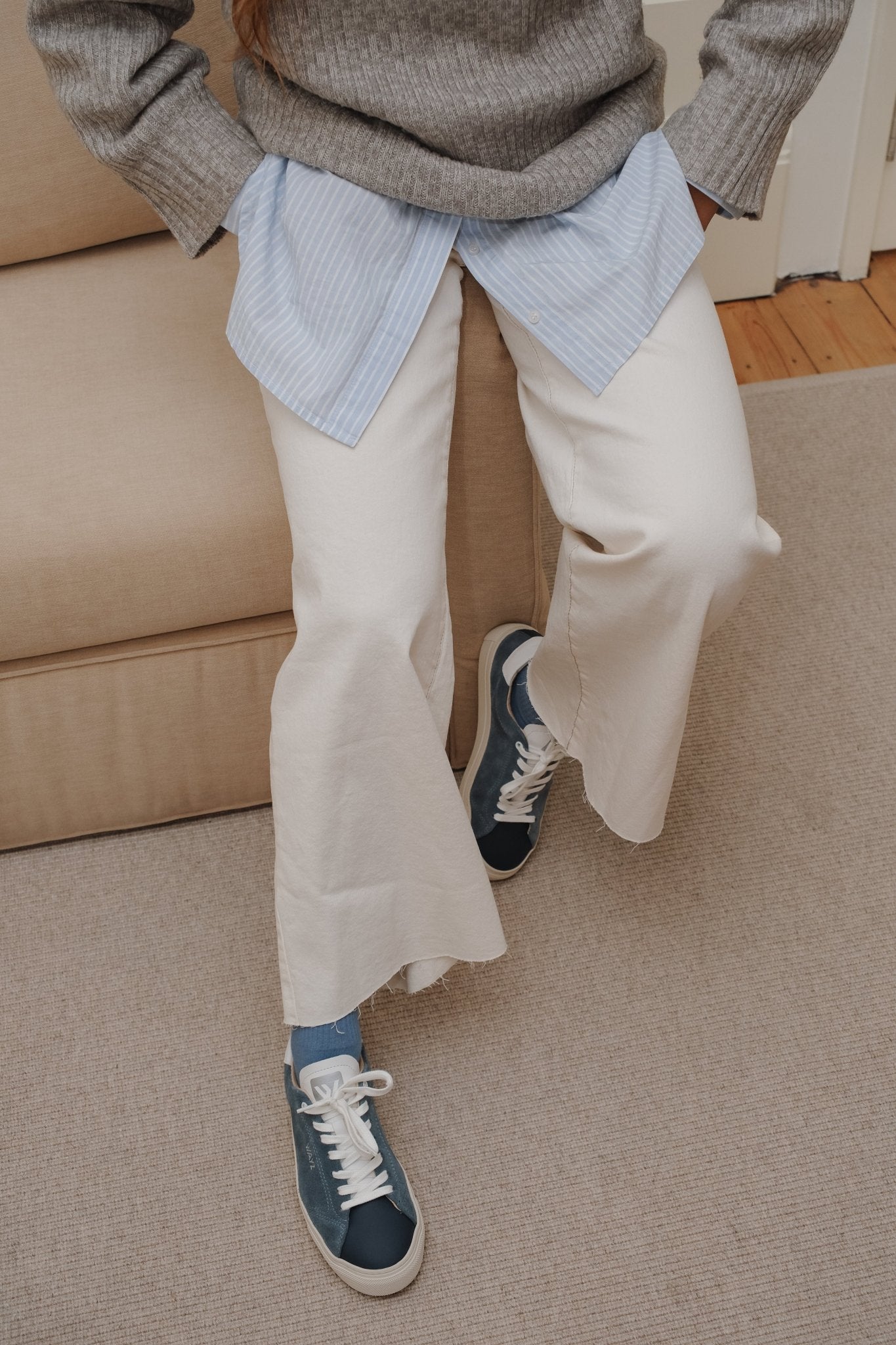 THE GRIT SNEAKERS - Blue Jeans - Wayz Sneakers - ethical sneakers with a humanistic footprint