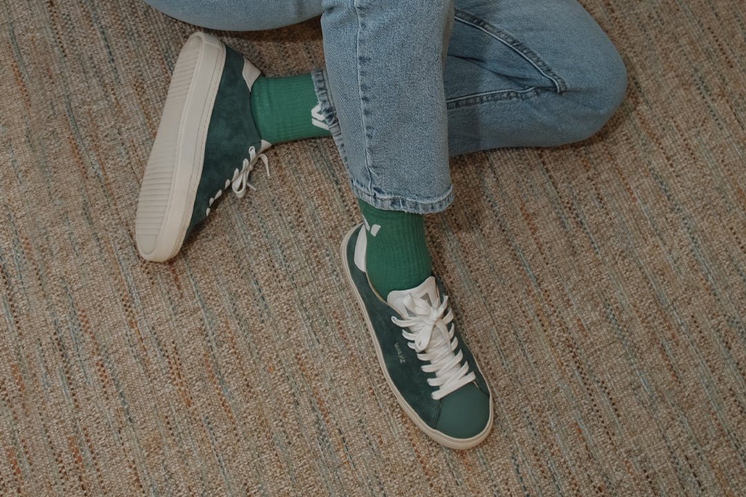 THE GRIT SNEAKERS - Pine Green - Wayz Sneakers - ethical sneakers with a humanistic footprint