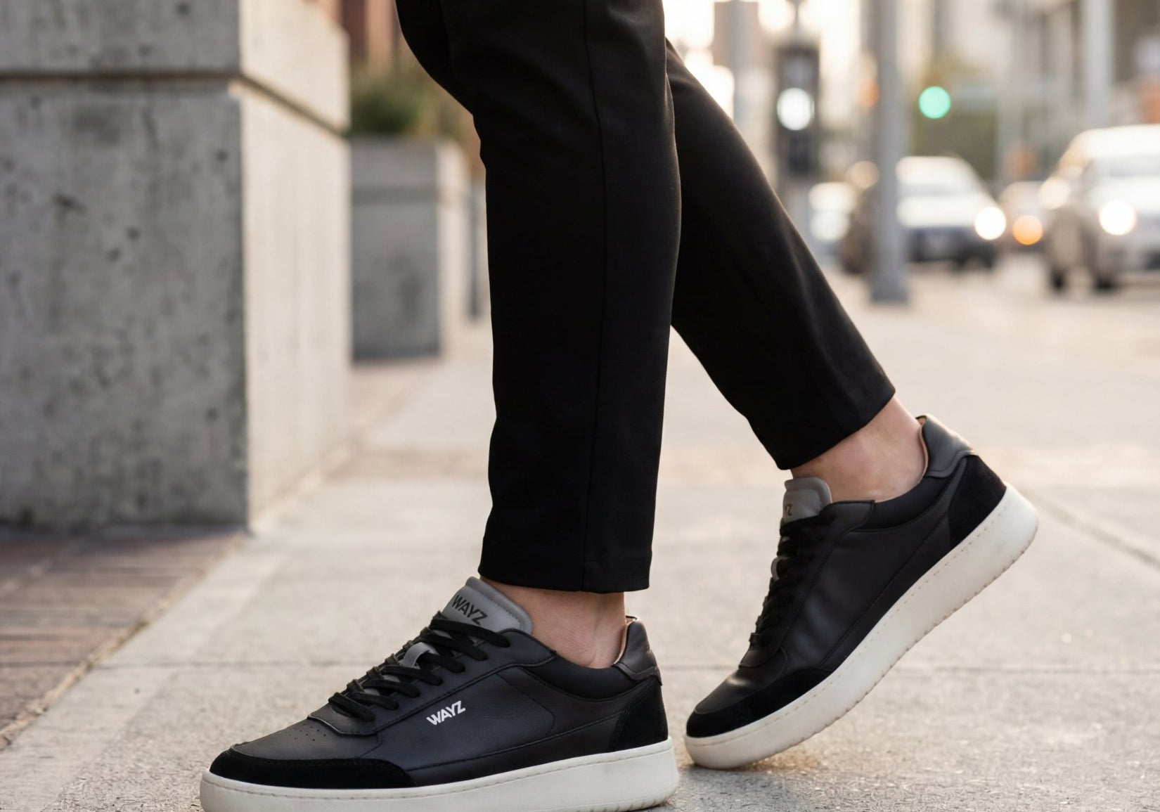 THE HEDONIST SNEAKERS - Black - Wayz Sneakers - ethical sneakers with a humanistic footprint