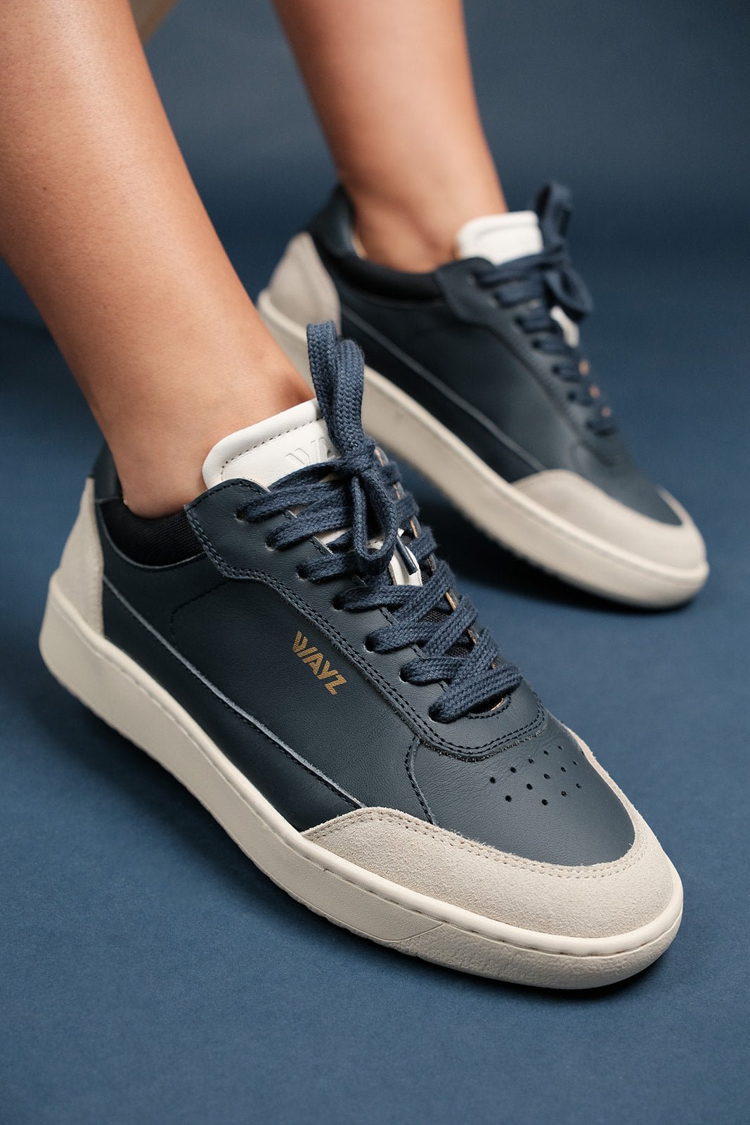 THE HEDONIST SNEAKERS - Blue Jeans - Wayz Sneakers - ethical sneakers with a humanistic footprint