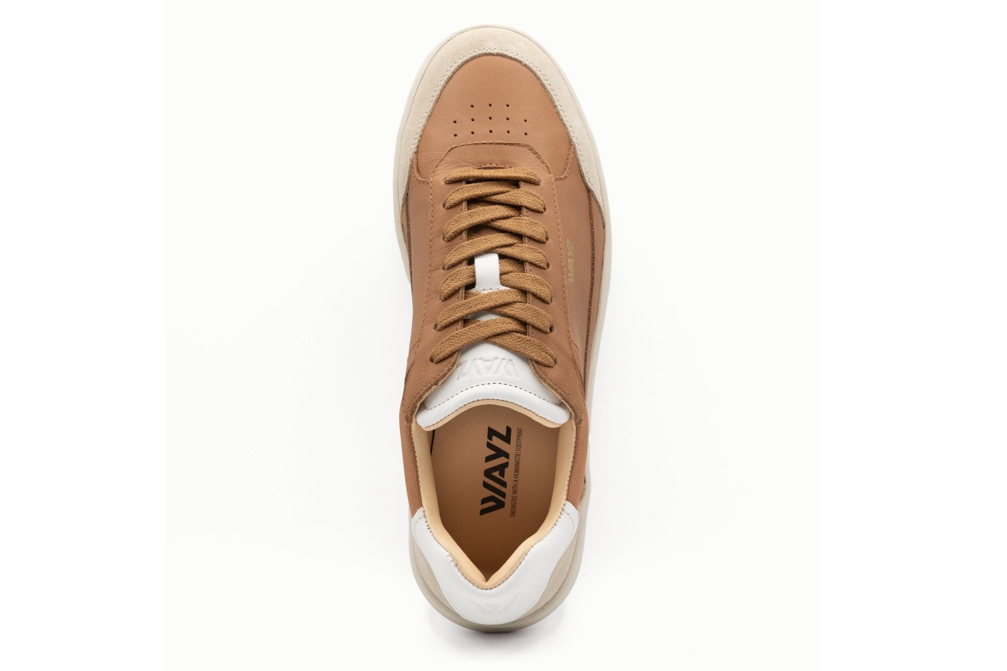 THE HEDONIST SNEAKERS - Camel - Wayz Sneakers - ethical sneakers with a humanistic footprint