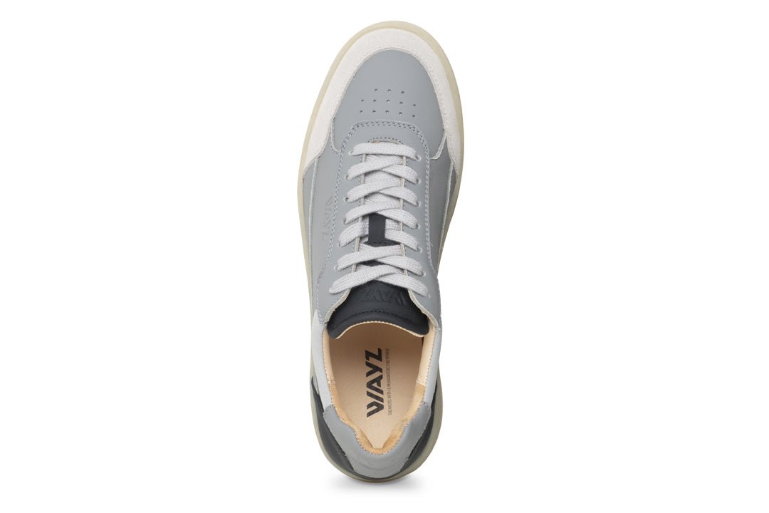 THE HEDONIST SNEAKERS - Grey Black Gum - Wayz Sneakers - ethical sneakers with a humanistic footprint