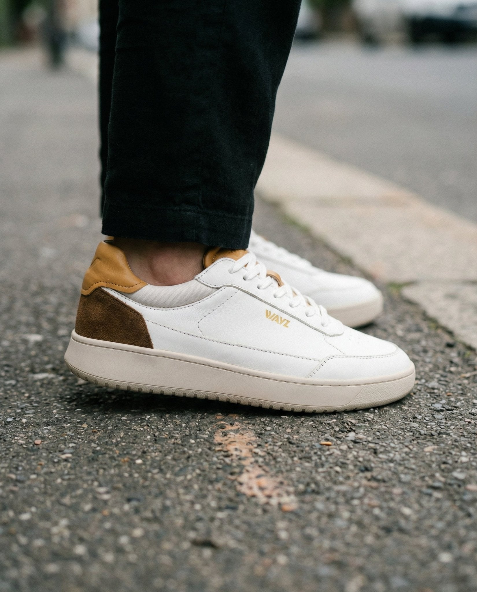 THE HEDONIST SNEAKERS - Toffee - Wayz Sneakers - ethical sneakers with a humanistic footprint