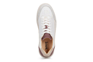 THE HEDONIST SNEAKERS - White Beige Double Dry Rose - Wayz Sneakers - ethical sneakers with a humanistic footprint