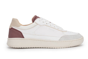 THE HEDONIST SNEAKERS - White Beige Double Dry Rose - Wayz Sneakers - ethical sneakers with a humanistic footprint