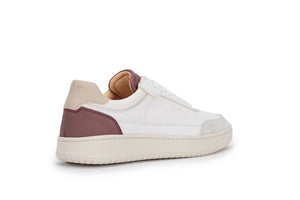 THE HEDONIST SNEAKERS - White Beige Double Dry Rose - Wayz Sneakers - ethical sneakers with a humanistic footprint