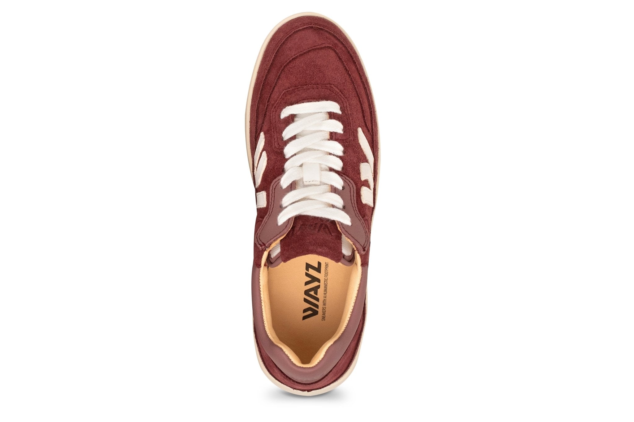 THE MISFIT SNEAKERS - Bordeaux - Wayz Sneakers - ethical sneakers with a humanistic footprint