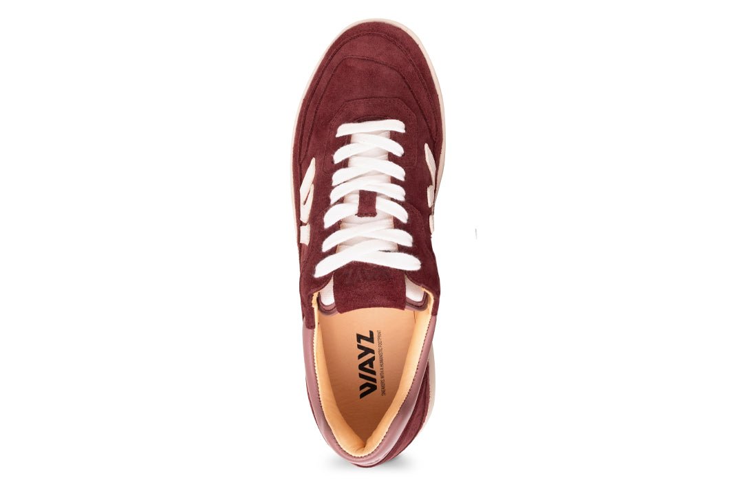 THE MISFIT SNEAKERS - Bordeaux - Wayz Sneakers - ethical sneakers with a humanistic footprint