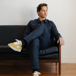 THE MISFIT SNEAKERS - Mustard Blue - Wayz Sneakers - ethical sneakers with a humanistic footprint