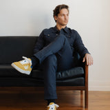 THE MISFIT SNEAKERS - Mustard Blue - Wayz Sneakers - ethical sneakers with a humanistic footprint