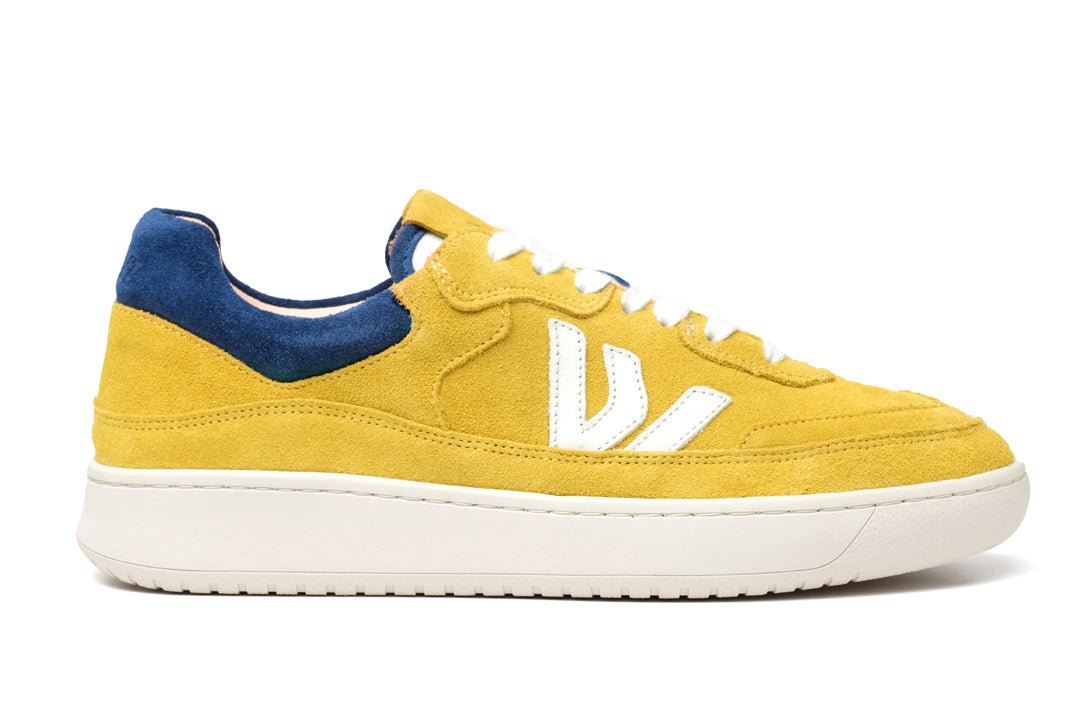 THE MISFIT SNEAKERS - Mustard Blue - Wayz Sneakers - ethical sneakers with a humanistic footprint