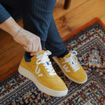 THE MISFIT SNEAKERS - Mustard Blue - Wayz Sneakers - ethical sneakers with a humanistic footprint