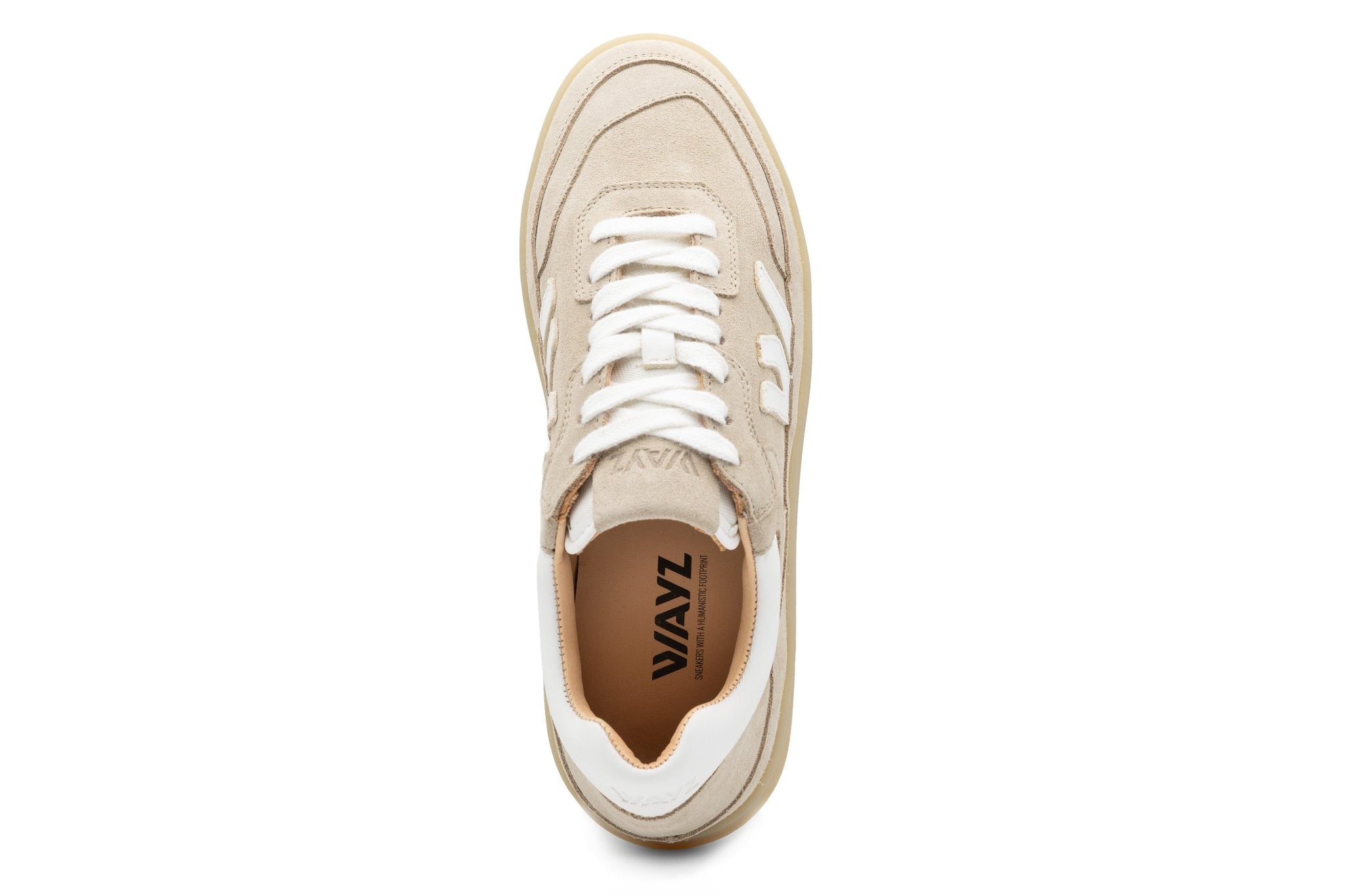 THE MISFIT SNEAKERS - White Beige - Wayz Sneakers - ethical sneakers with a humanistic footprint