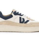 THE MISFIT SNEAKERS - White Blue Almond Milk - Wayz Sneakers - ethical sneakers with a humanistic footprint