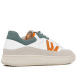 THE MISFIT SNEAKERS - White Green Orange - Wayz Sneakers - ethical sneakers with a humanistic footprint