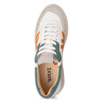 THE MISFIT SNEAKERS - White Green Orange - Wayz Sneakers - ethical sneakers with a humanistic footprint