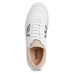 THE MISFIT SNEAKERS - White Grey Almond Milk - Wayz Sneakers - ethical sneakers with a humanistic footprint