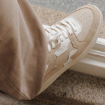 THE SONDER SNEAKERS - White Almond Milk - Wayz Sneakers - ethical sneakers with a humanistic footprint