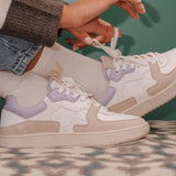 THE SONDER SNEAKERS - White Beige Lilla - Wayz Sneakers - ethical sneakers with a humanistic footprint
