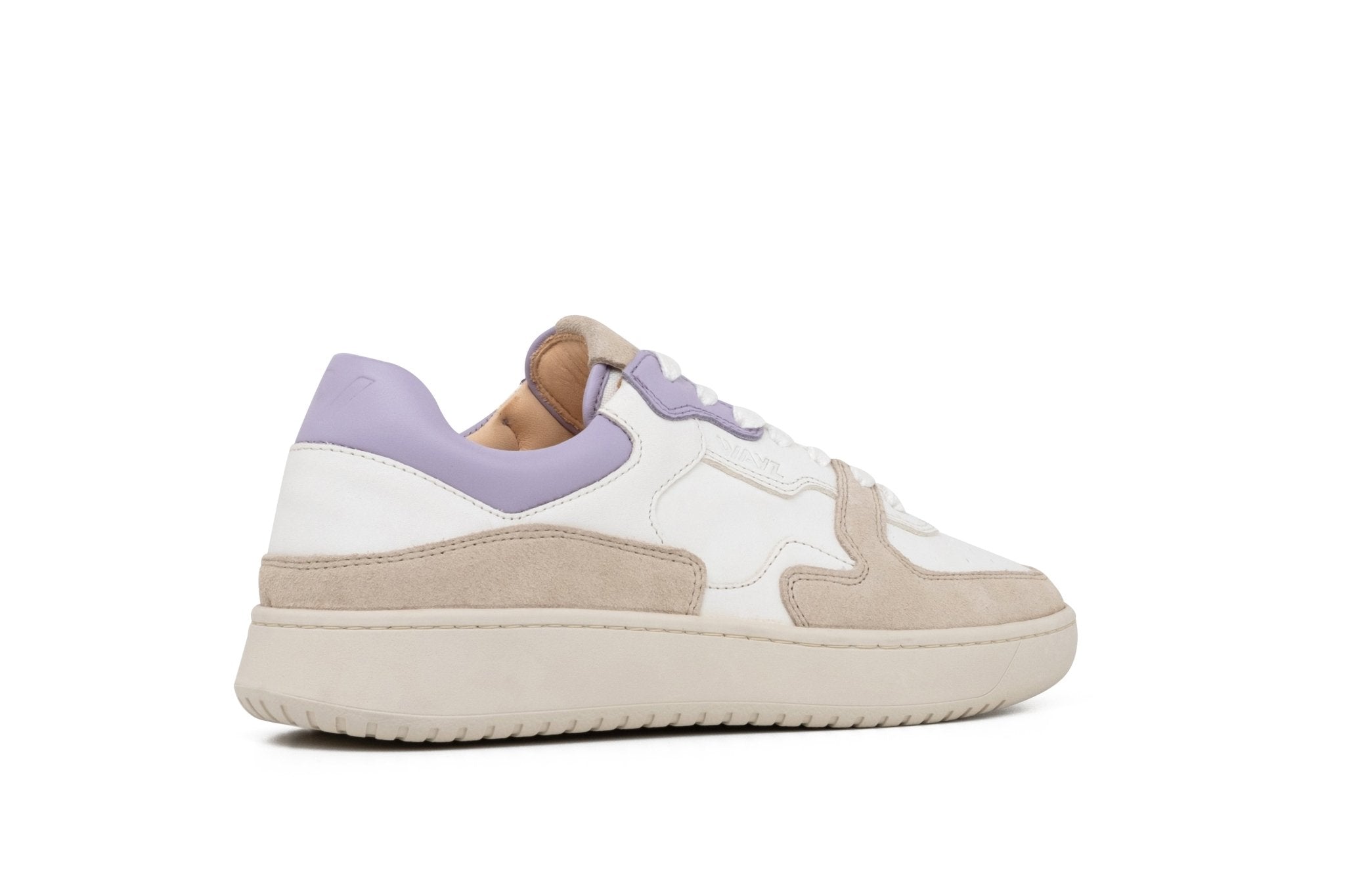THE SONDER SNEAKERS - White Beige Lilla - Wayz Sneakers - ethical sneakers with a humanistic footprint