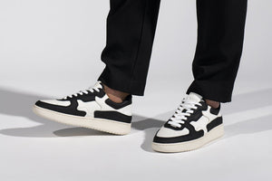 THE SONDER SNEAKERS - White Black - Wayz Sneakers - ethical sneakers with a humanistic footprint