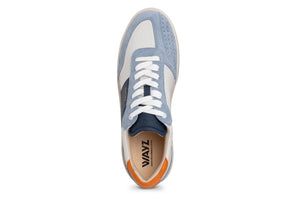 THE SPARK SNEAKERS - Blue Sky Orange - Wayz Sneakers - ethical sneakers with a humanistic footprint