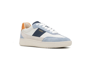 THE SPARK SNEAKERS - Blue Sky Orange - Wayz Sneakers - ethical sneakers with a humanistic footprint