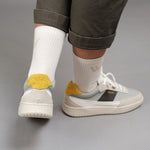 THE SPARK SNEAKERS - Grey Yellow - Wayz Sneakers - ethical sneakers with a humanistic footprint