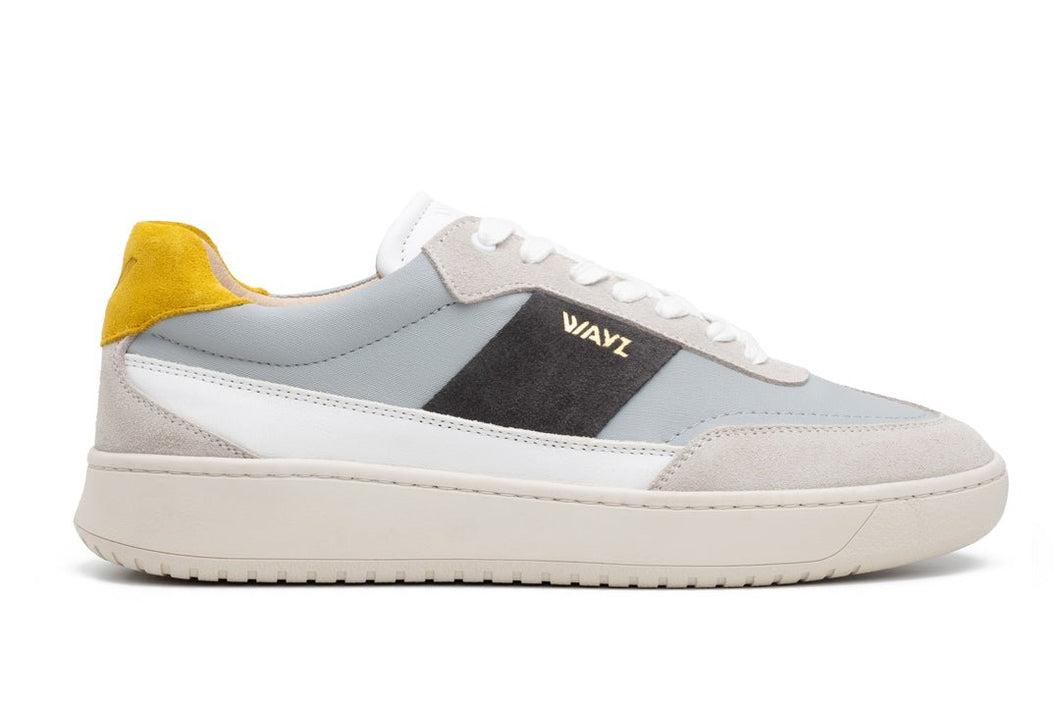 THE SPARK SNEAKERS - Grey Yellow - Wayz Sneakers - ethical sneakers with a humanistic footprint